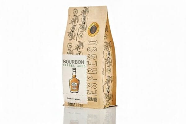 "Bourbon Barrel Aged" Kavos pupelės